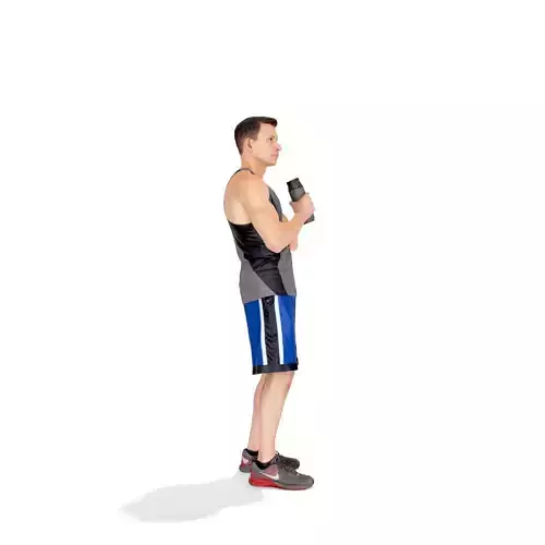 Ready-Posed 3D Sports Humans MeMsS034HD2