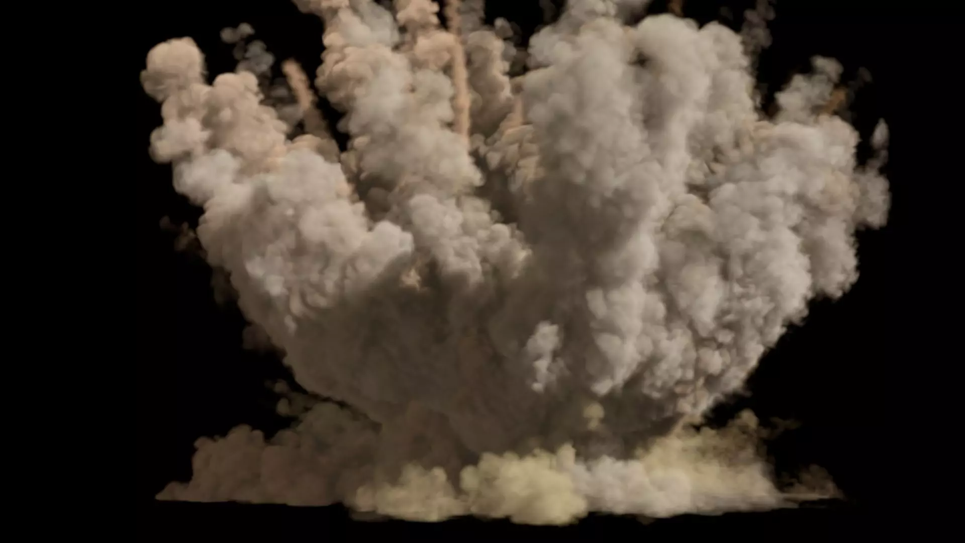 Dust explosion with PhoenixFD 3D model_0