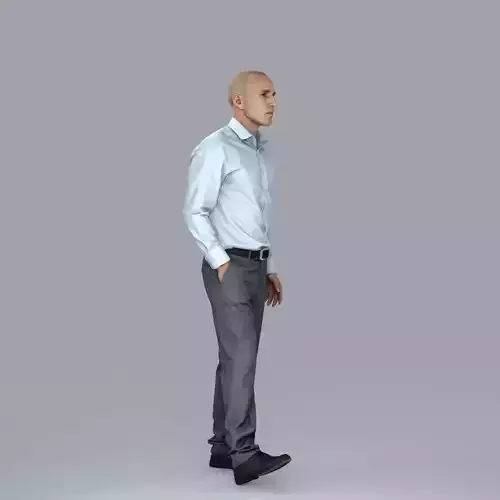 Ready-Posed 3D Casual Humans MeMsS003HD2