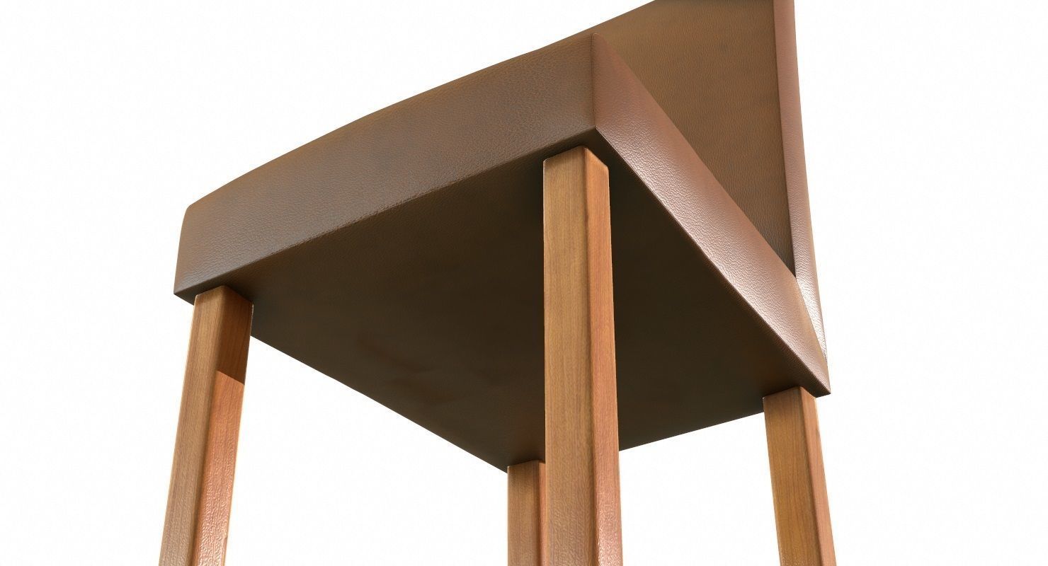 Leather Chair 3D model_2