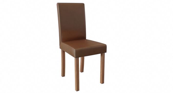 Leather Chair 3D model 6