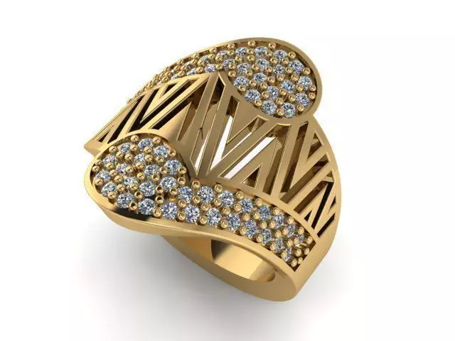 Ring T00821 3D print model_0