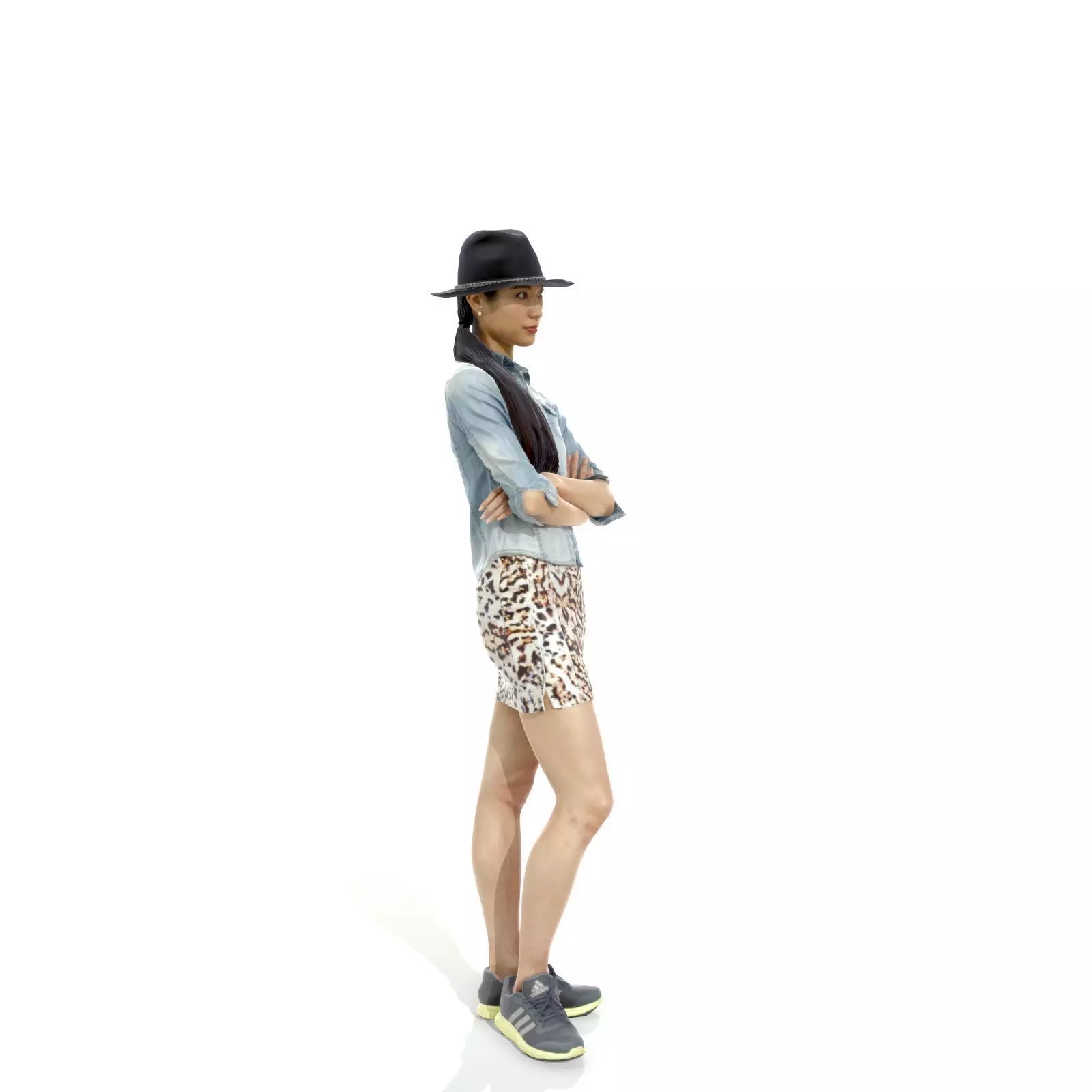 Ready-Posed 3D Casual Urban Humans MeMsS027HD2 3D model_12