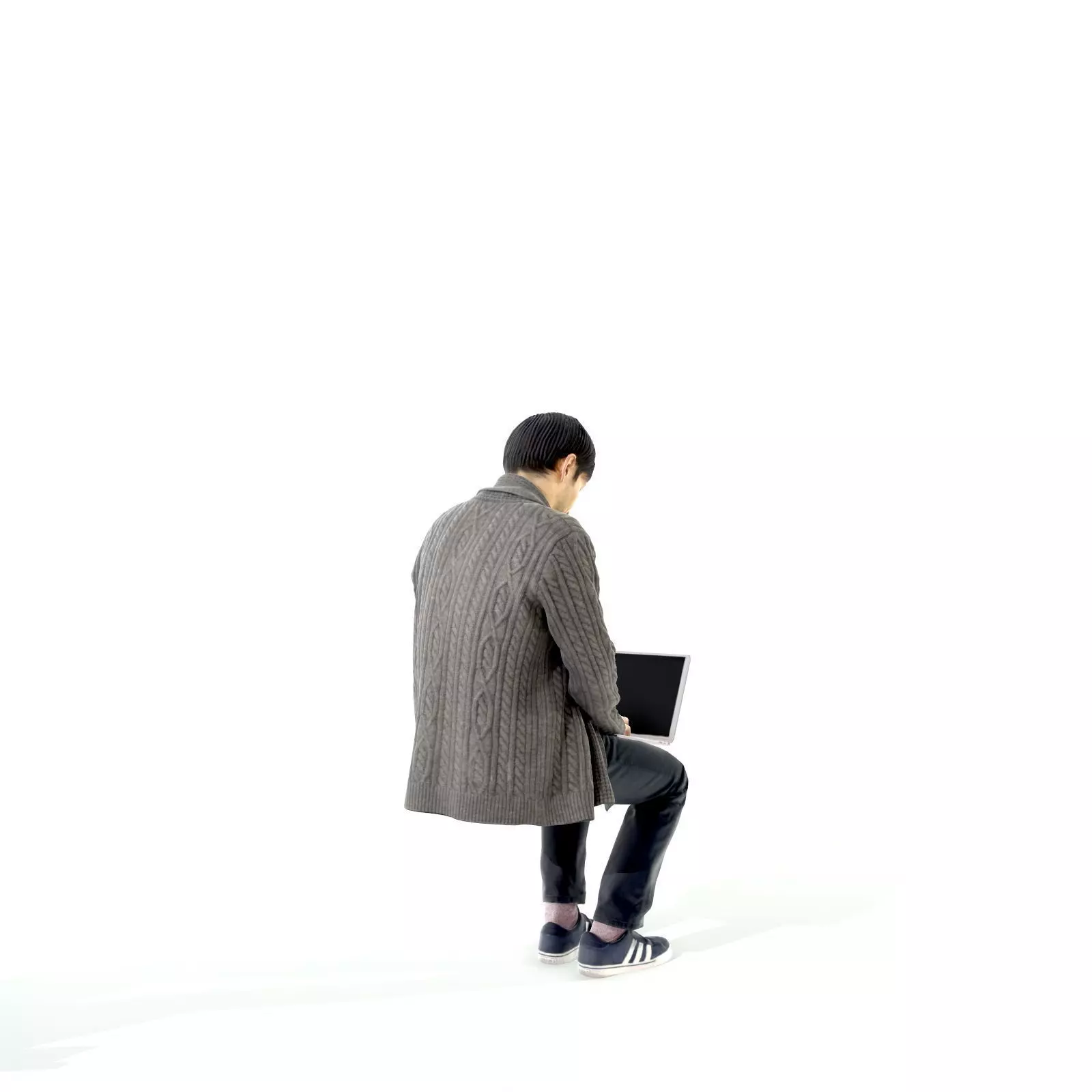 Ready-Posed 3D Casual Urban Humans MeMsS027HD2 3D model_2