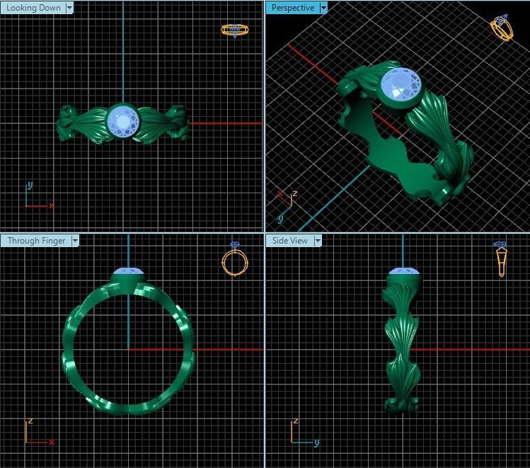 Ring T00824 3D print model_2