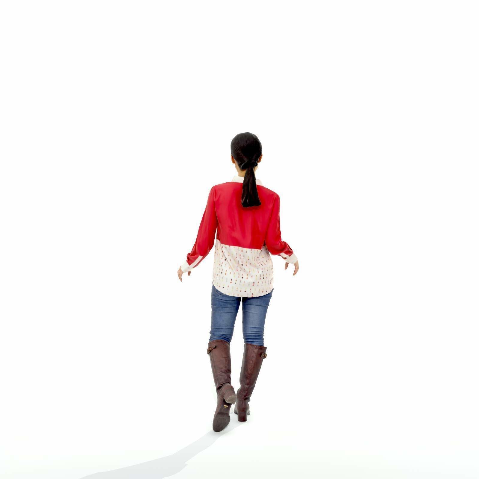 Ready-Posed 3D Parents with Kids MeMsS029HD2 3D model_2