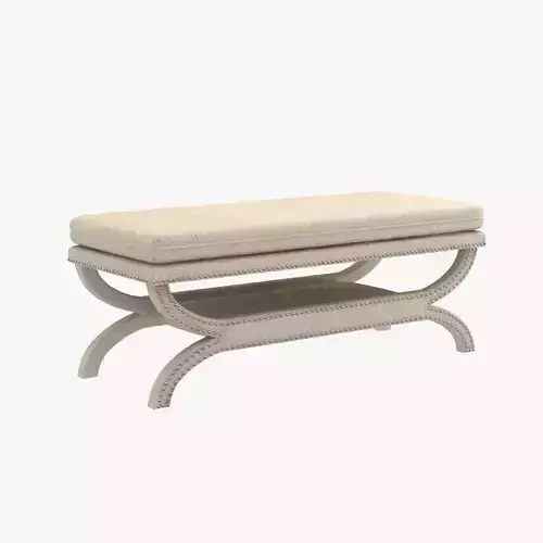 Coaster Fine Furniture fully upholstered bench 3D model Coaster Fine Furniture fully upholstered bench 3D model