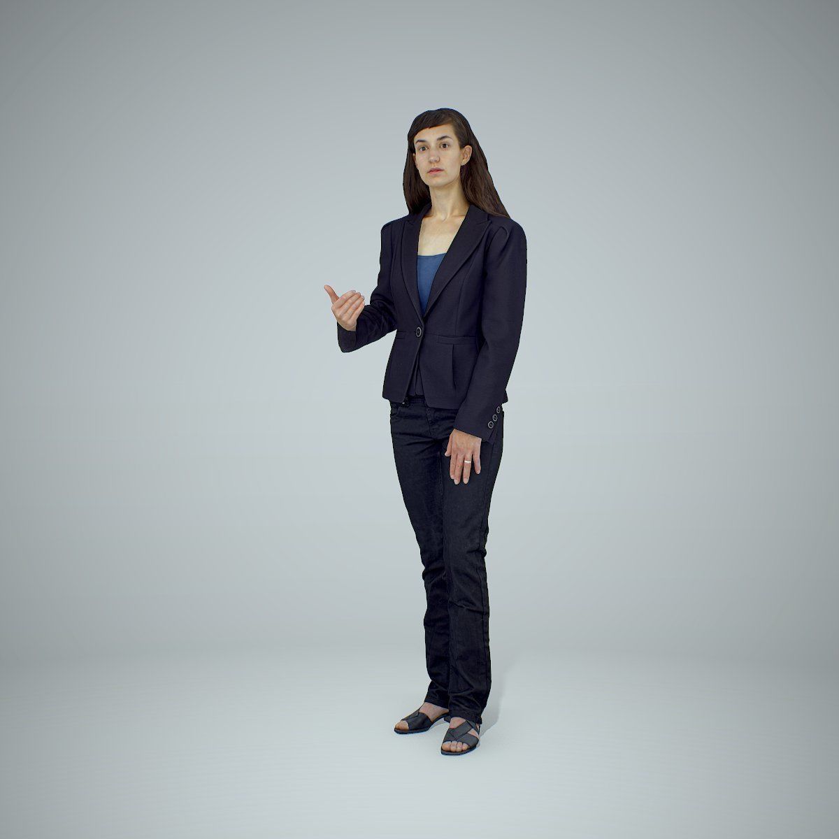 Ready-Posed 3D Casual Business Humans MeMsS021HD2 3D model_6