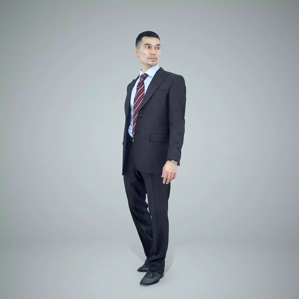 Ready-Posed 3D Casual Business Humans MeMsS021HD2 3D model_0