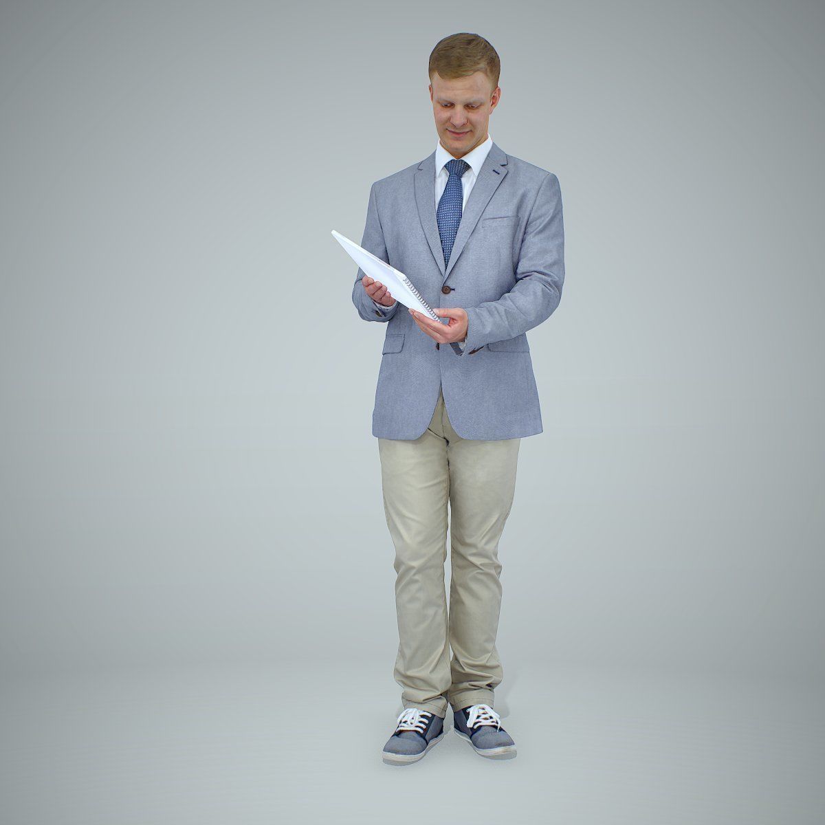 Ready-Posed 3D Casual Business Humans MeMsS021HD2 3D model_3