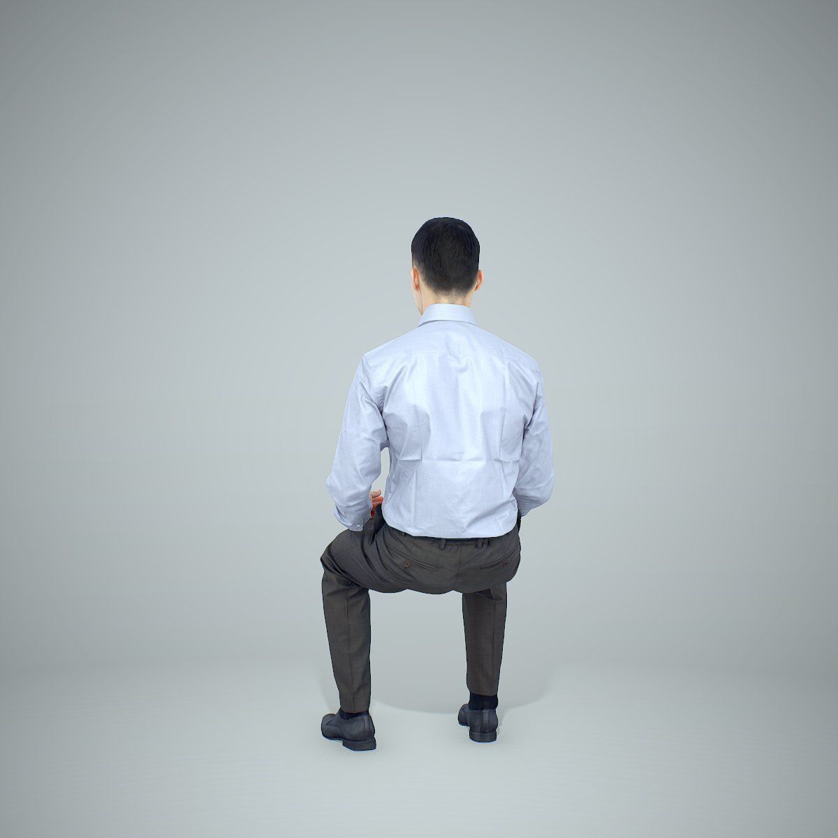 Ready-Posed 3D Casual Business Humans MeMsS021HD2 3D model_23