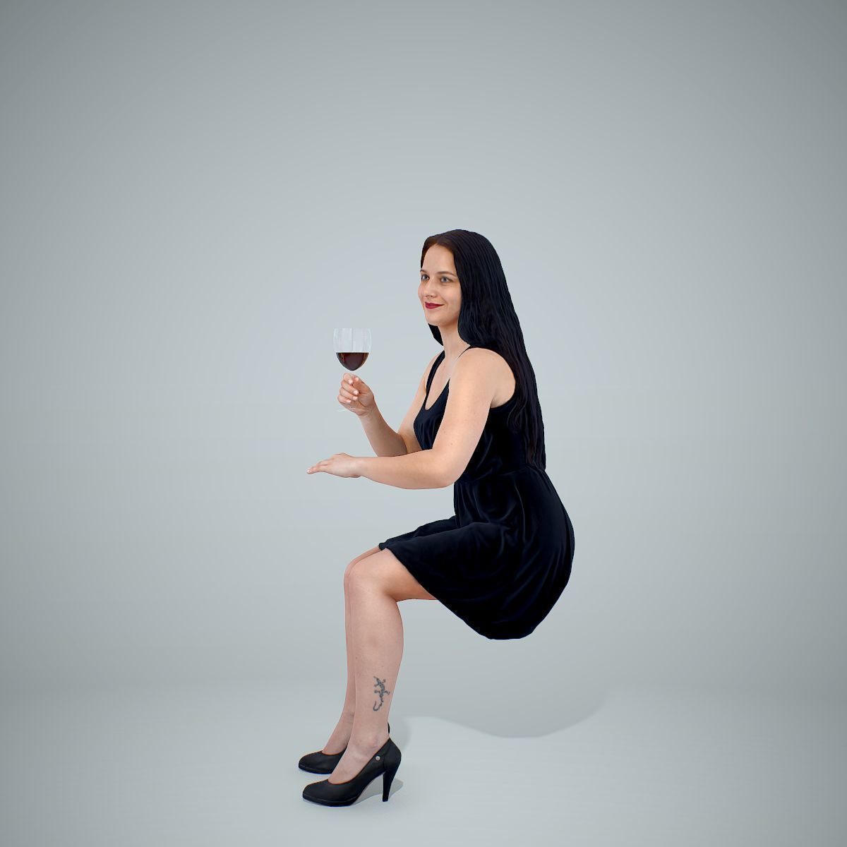 Ready-Posed 3D Humans at Restaurant MeMsS018HD2 3D model_3