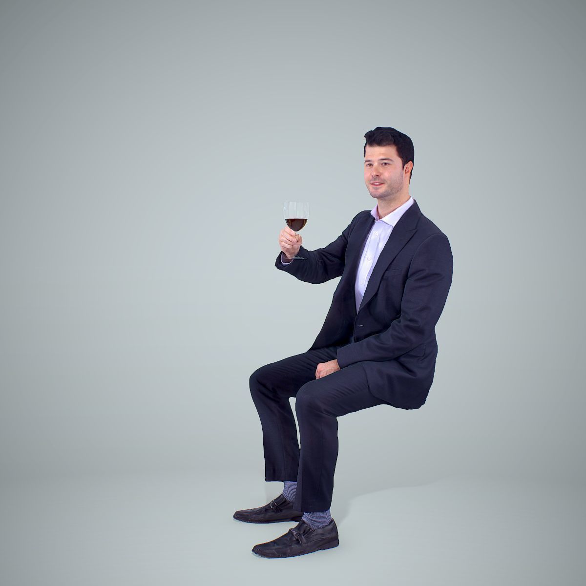 Ready-Posed 3D Humans at Restaurant MeMsS018HD2 3D model_8