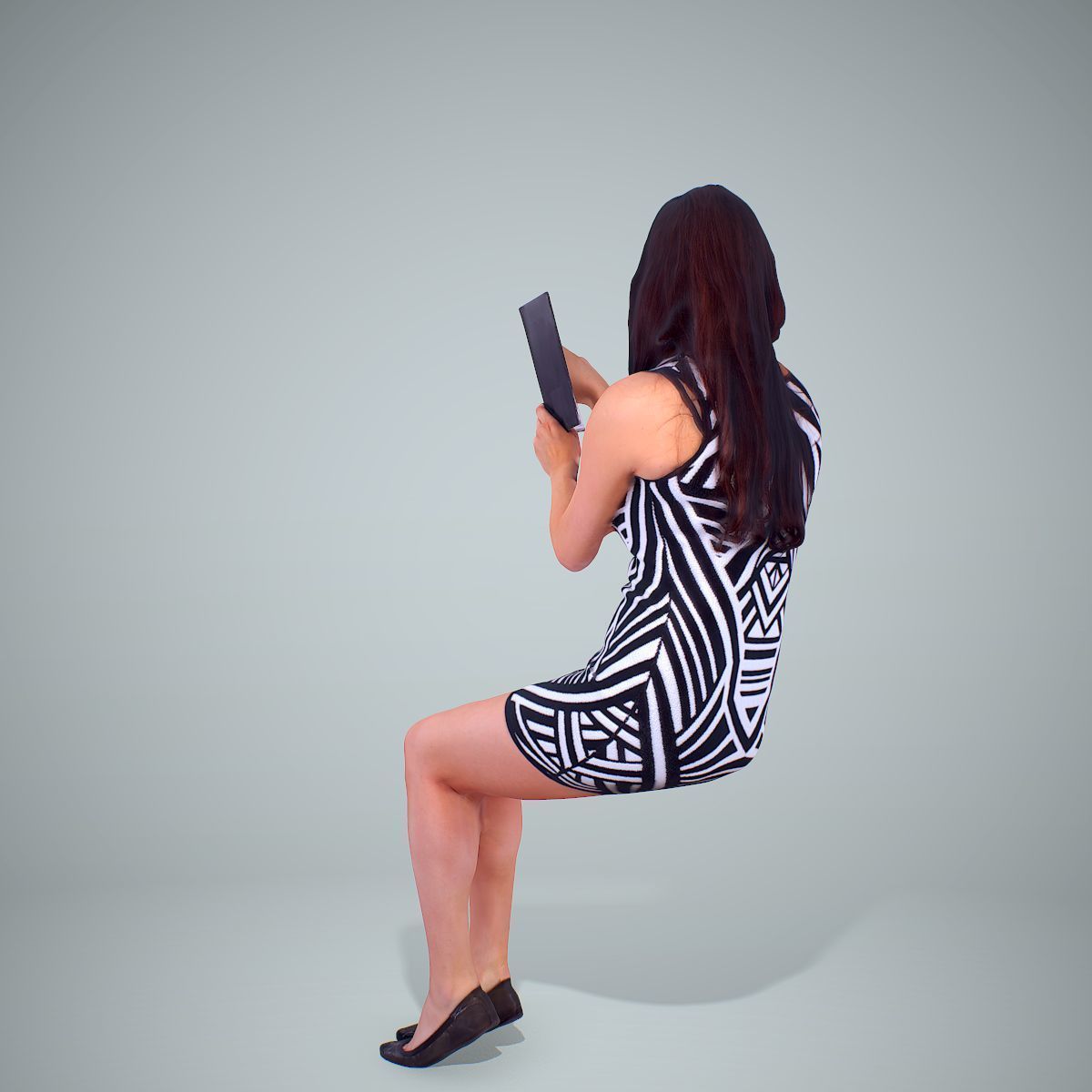 Ready-Posed 3D Humans at Restaurant MeMsS018HD2 3D model_13