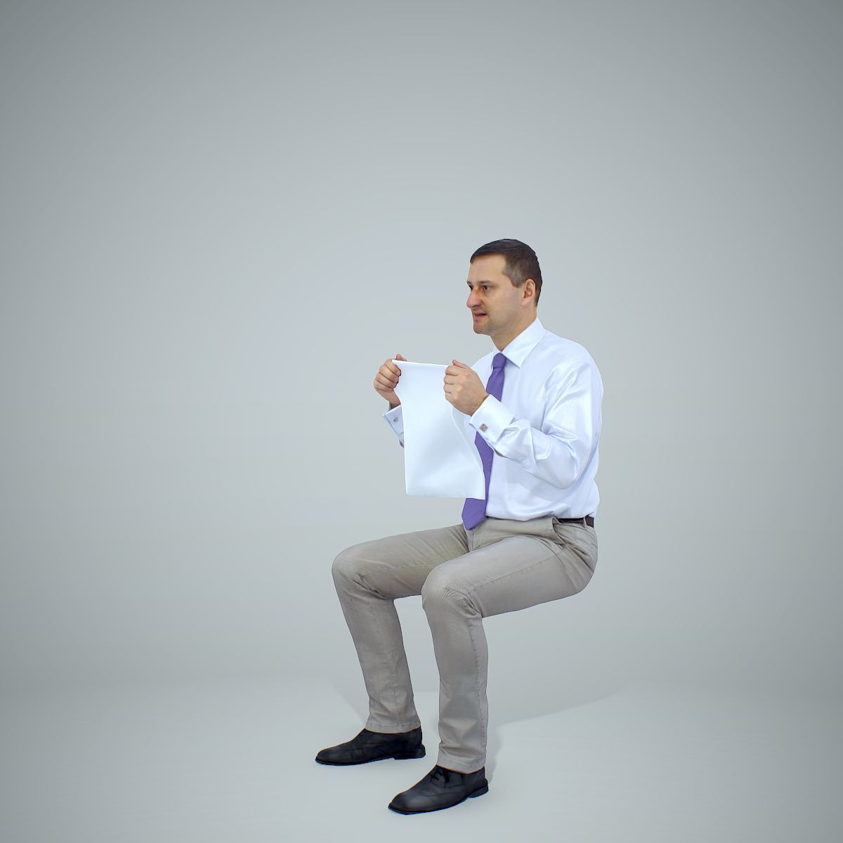 Ready-Posed 3D Humans at Restaurant MeMsS018HD2 3D model_7