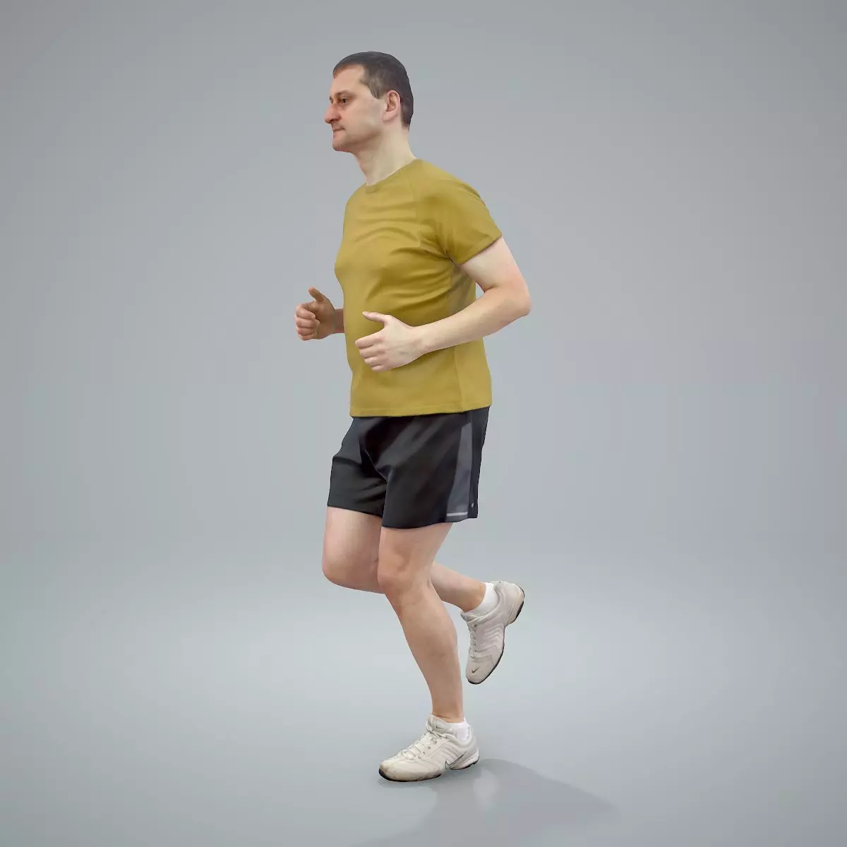 Ready-Posed 3D Sports Humans MeMsS013HD2 3D model_7