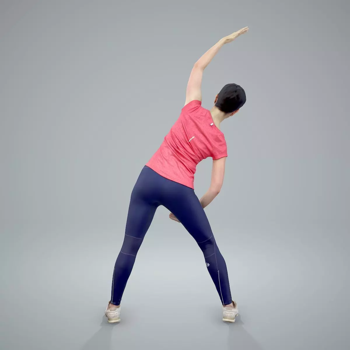 Ready-Posed 3D Sports Humans MeMsS013HD2 3D model_8