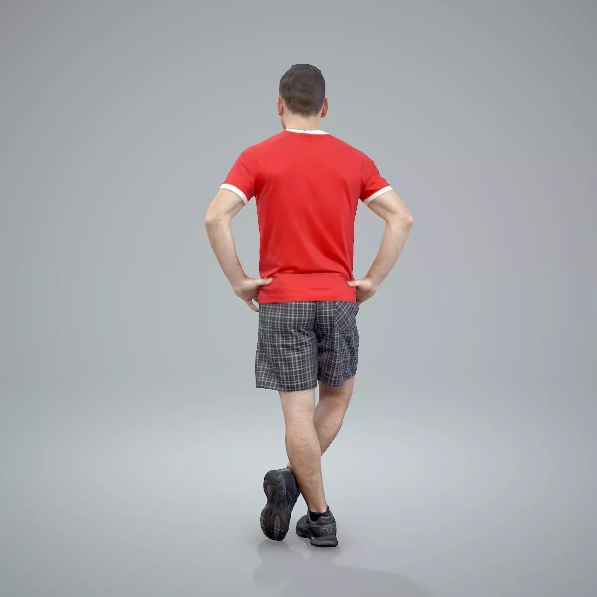 Ready-Posed 3D Sports Humans MeMsS013HD2 3D model_10