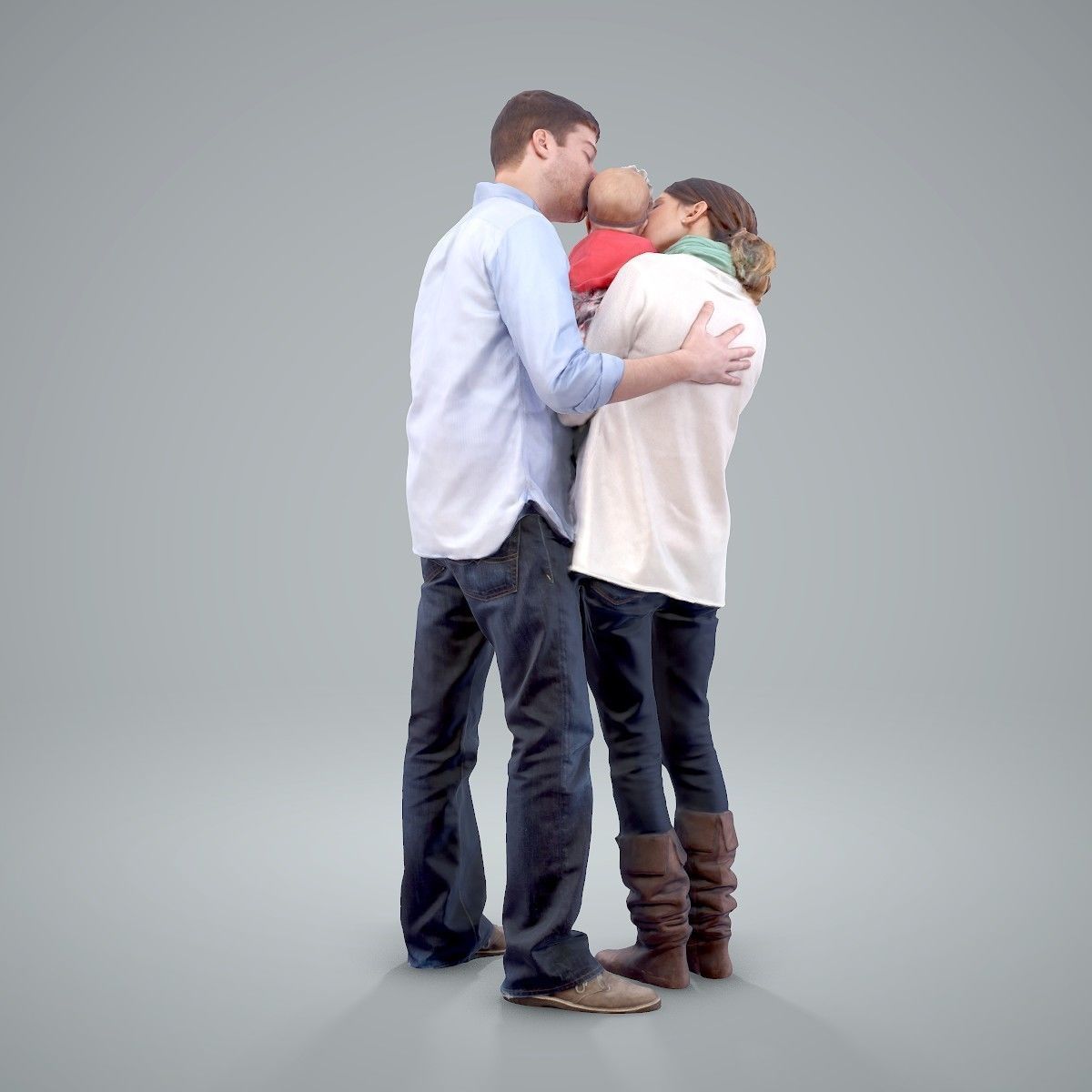 Ready-Posed 3D Family Humans MeMsS011HD2 3D model_18