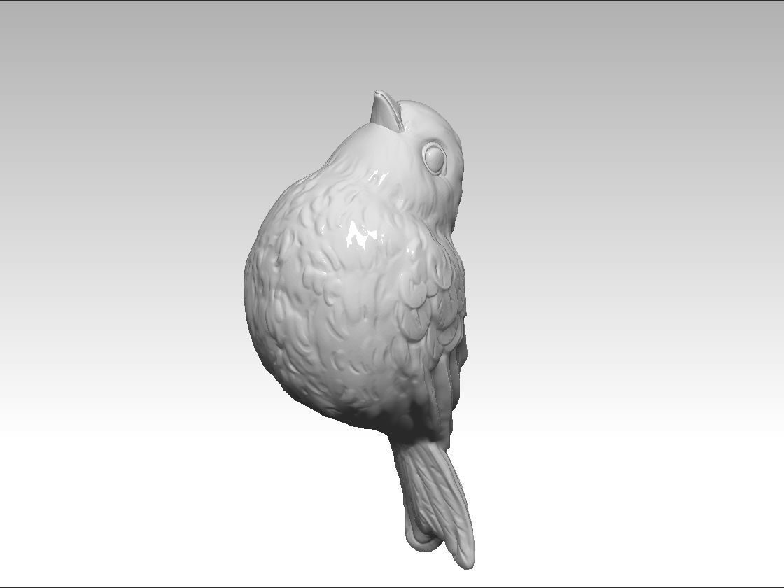 bird-Paridae bird 3D print model_5
