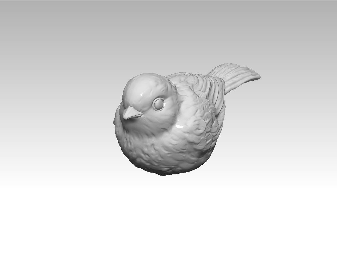 bird-Paridae bird 3D print model_2