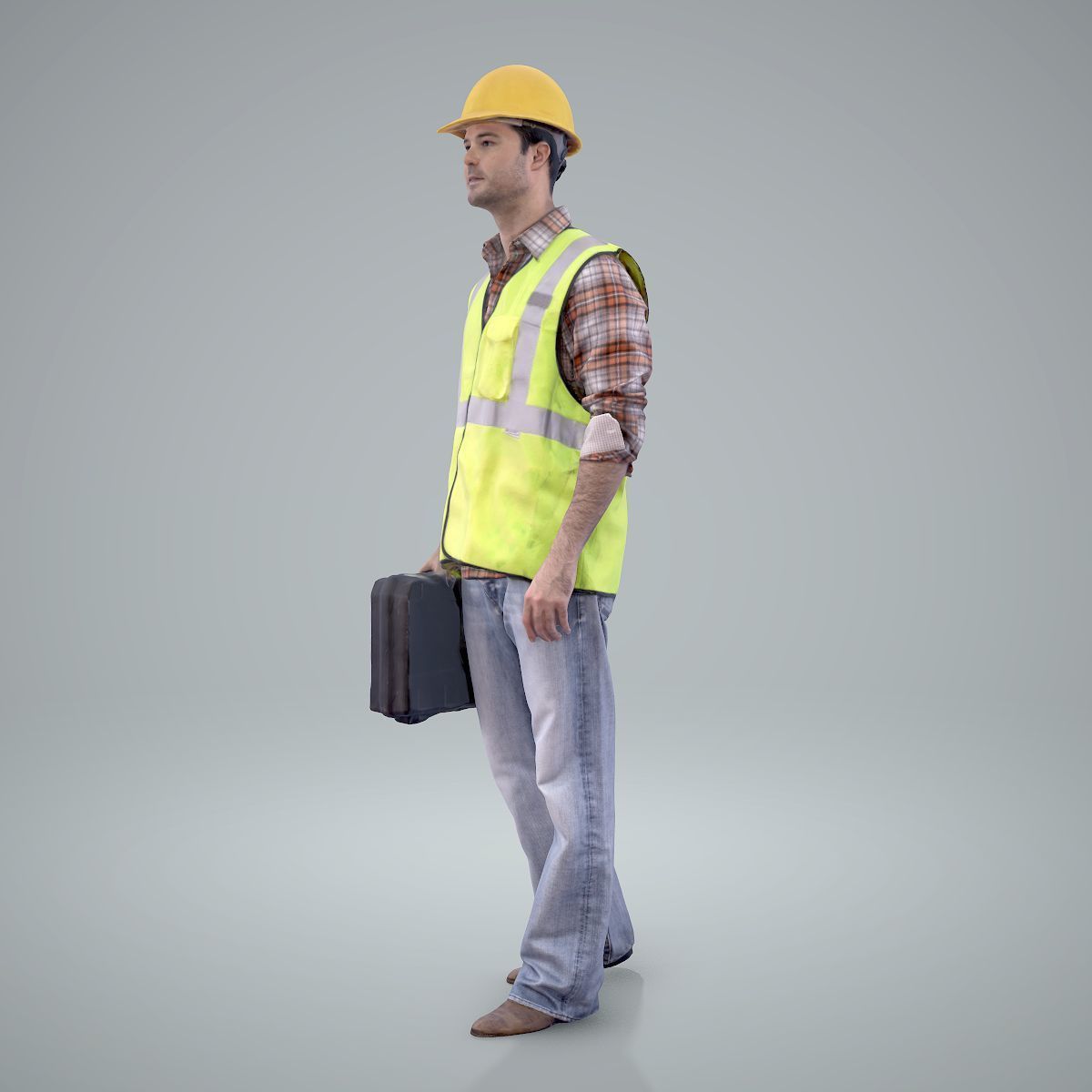 Ready-Posed 3D Uniformed Humans at Work MeMsS012HD2 3D model_3