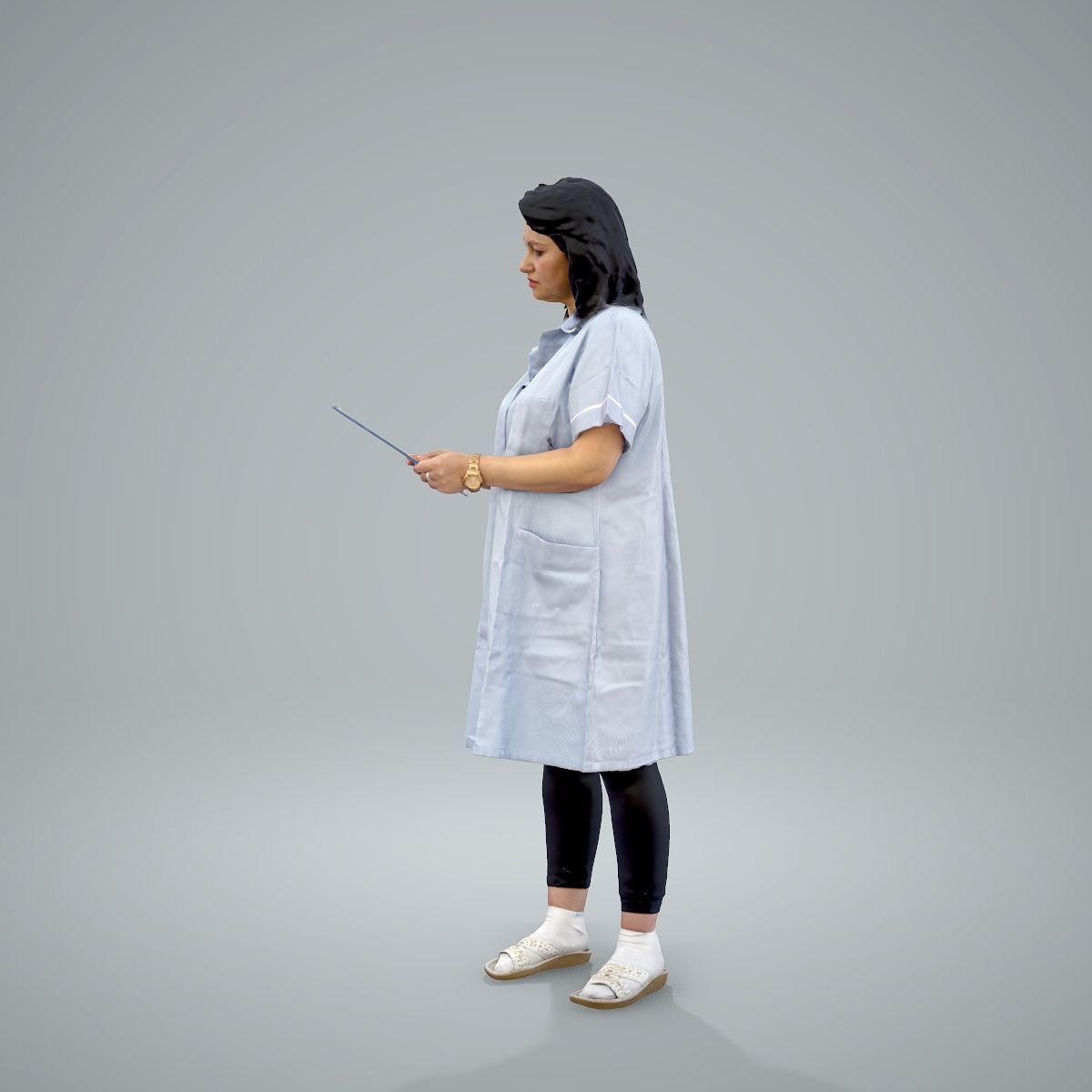 Ready-Posed 3D Uniformed Humans at Work MeMsS012HD2 3D model_7