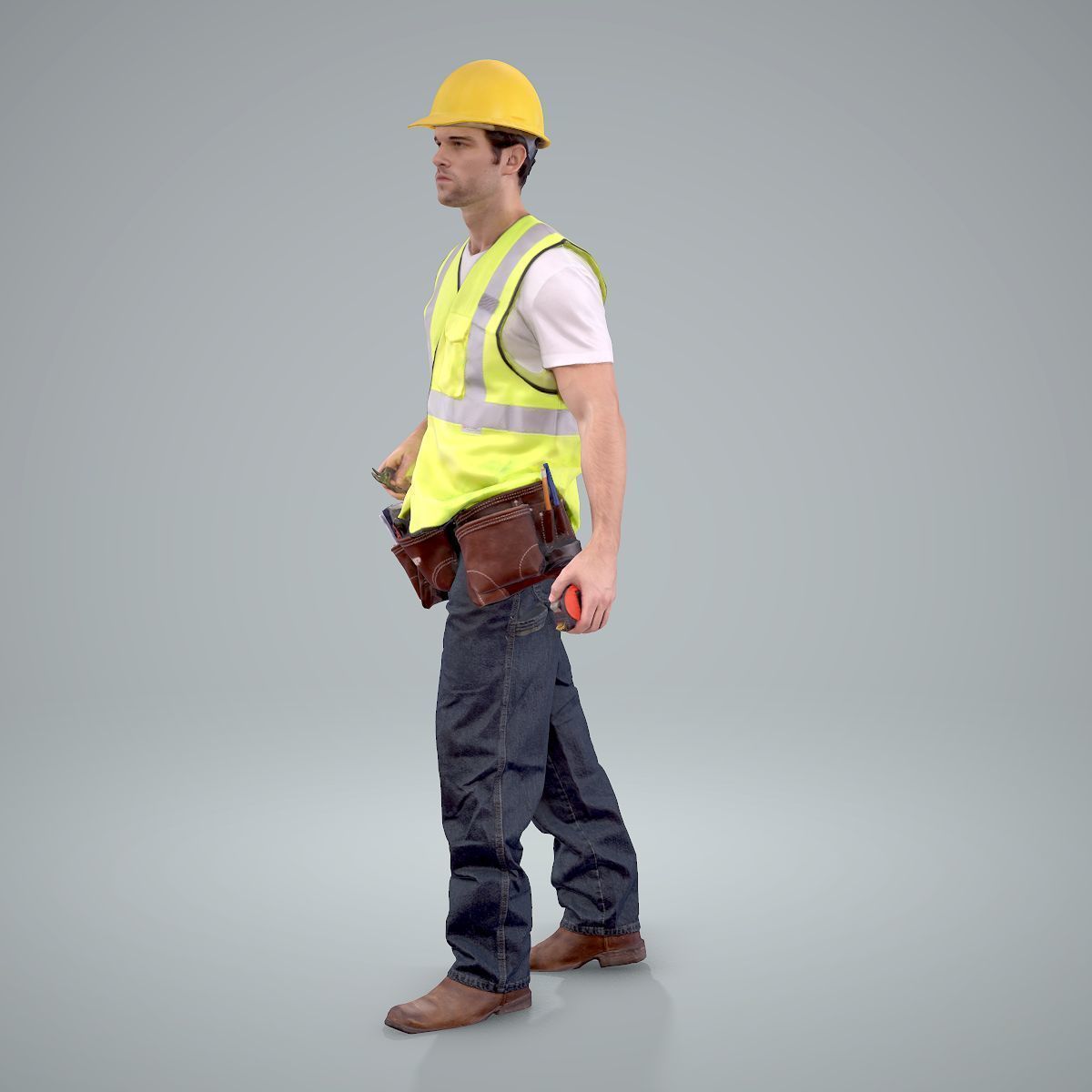 Ready-Posed 3D Uniformed Humans at Work MeMsS012HD2 3D model_4