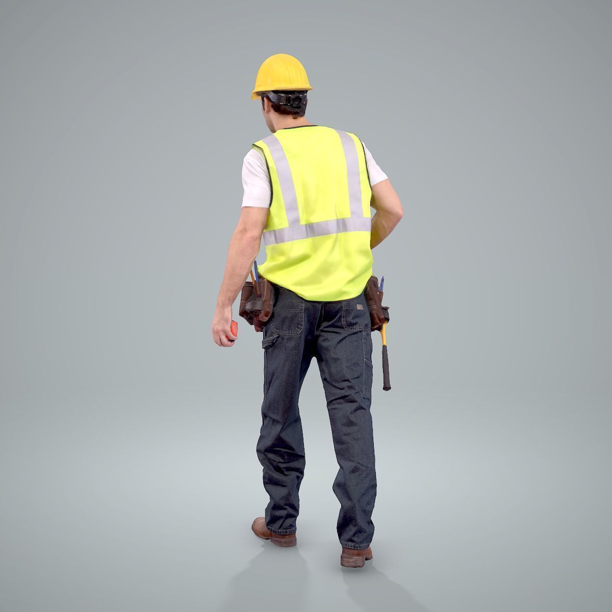 Ready-Posed 3D Uniformed Humans at Work MeMsS012HD2 3D model_14