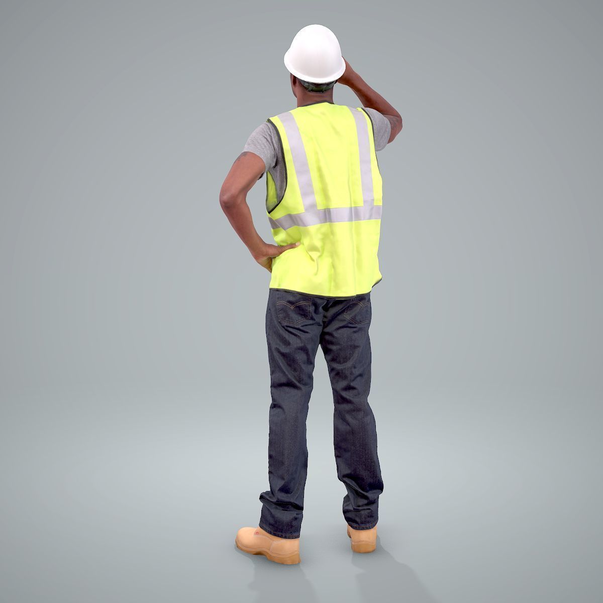 Ready-Posed 3D Uniformed Humans at Work MeMsS012HD2 3D model_16