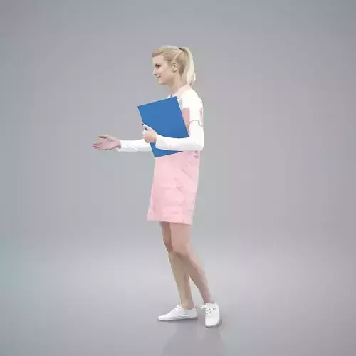 Ready-Posed 3D Uniformed Humans at Work MeMsS012HD2