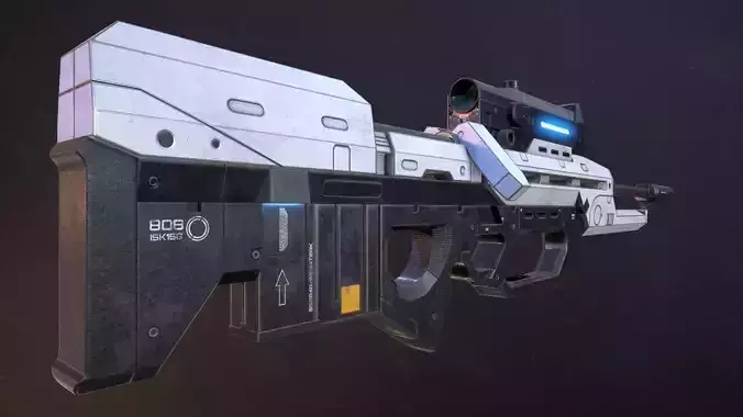 Riffle Precision 8O8 Low-poly 3D model