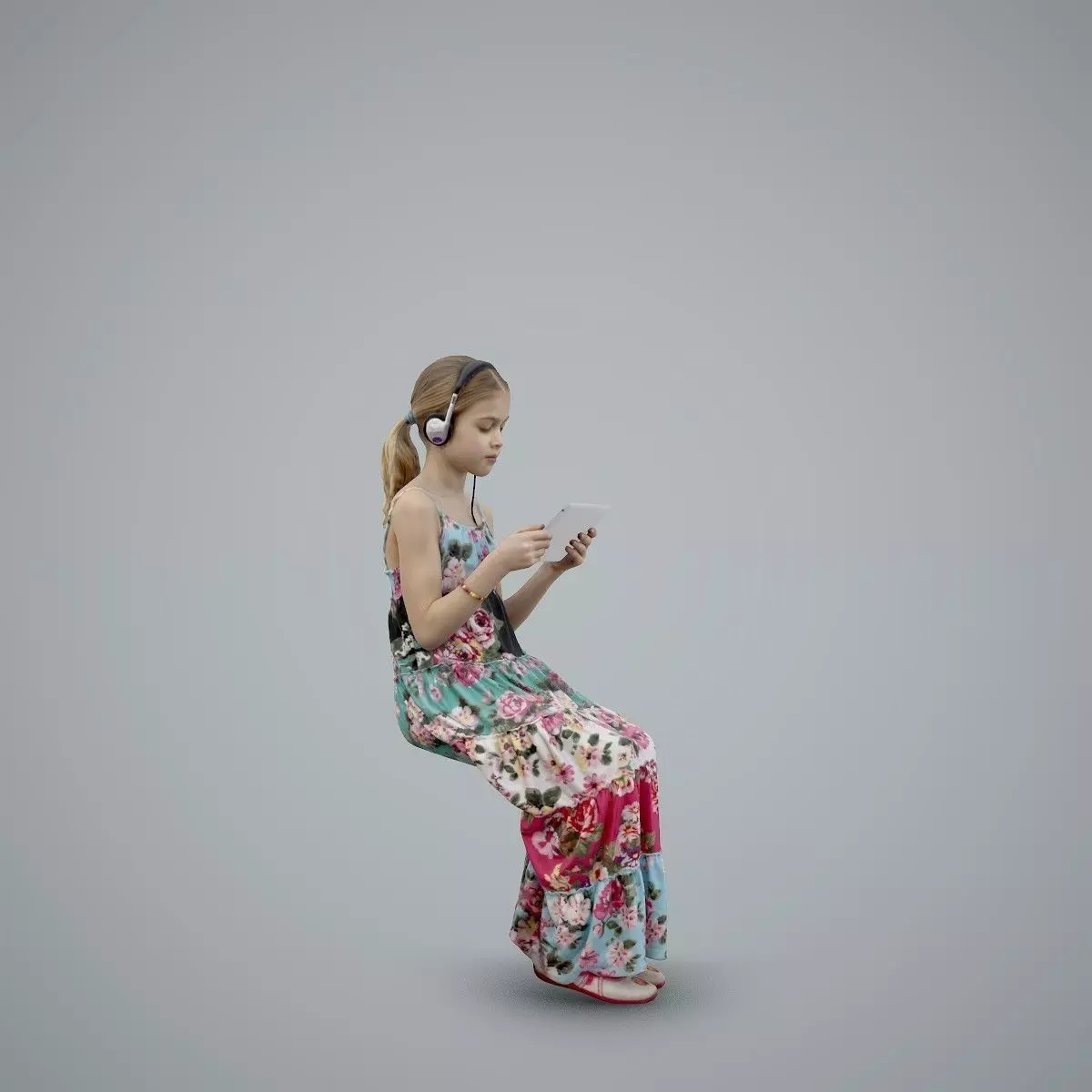 Ready-Posed 3D Children MeMsS010HD2 3D model_7