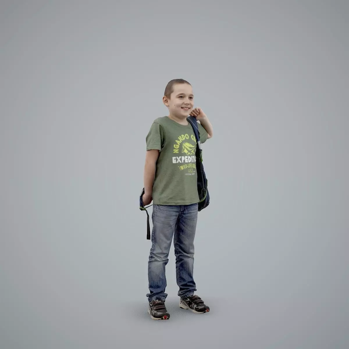 Ready-Posed 3D Children MeMsS010HD2 3D model_8