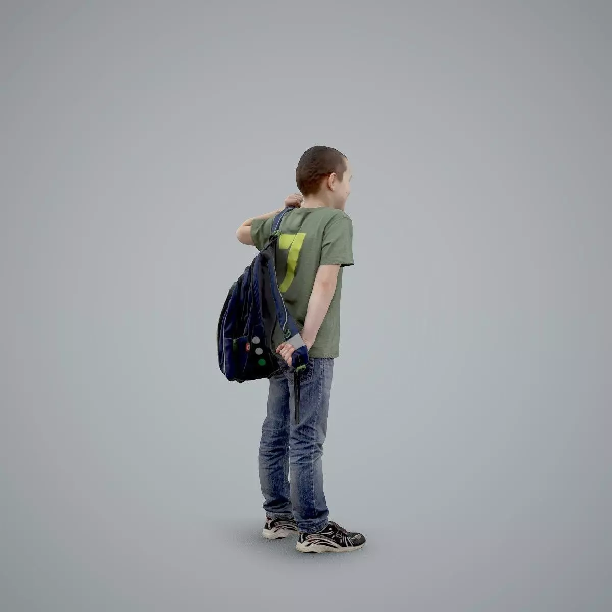 Ready-Posed 3D Children MeMsS010HD2 3D model_16