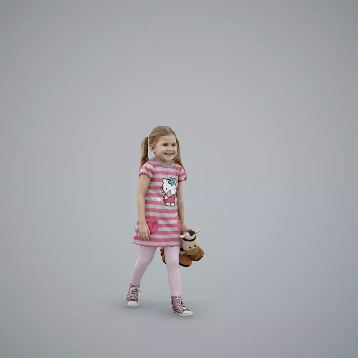 Ready-Posed 3D Children MeMsS010HD2 3D model_4