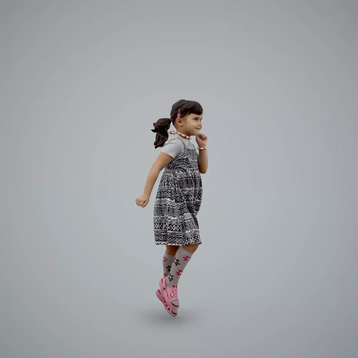 Ready-Posed 3D Children MeMsS010HD2 3D model_0