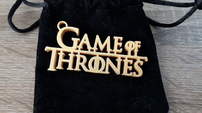 Game of Thrones keychain 3D print model