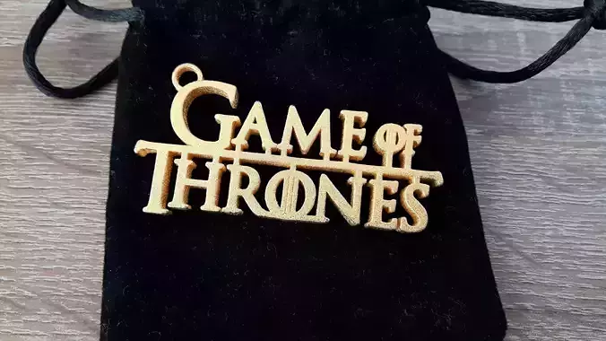 Game of Thrones keychain 3D print model