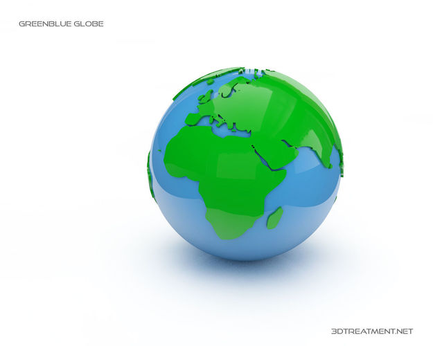 Earth Globes 3D model