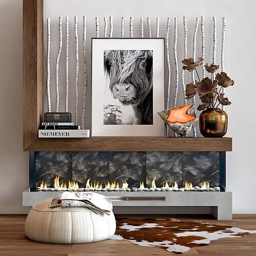 PLANIKA Valentino CS 02 with ANIMATED FIRE 3D model