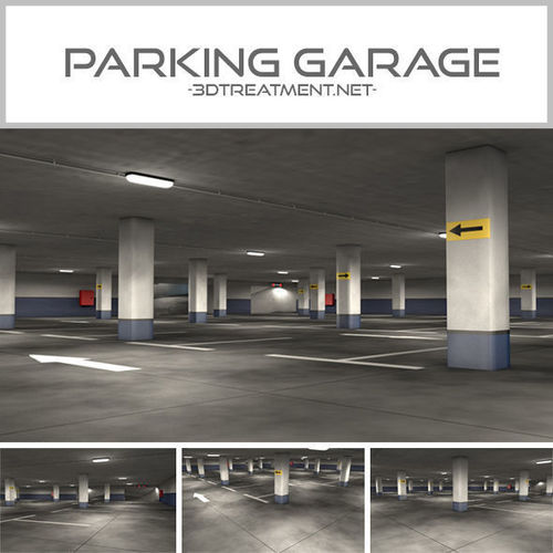Parking Garage 3D model