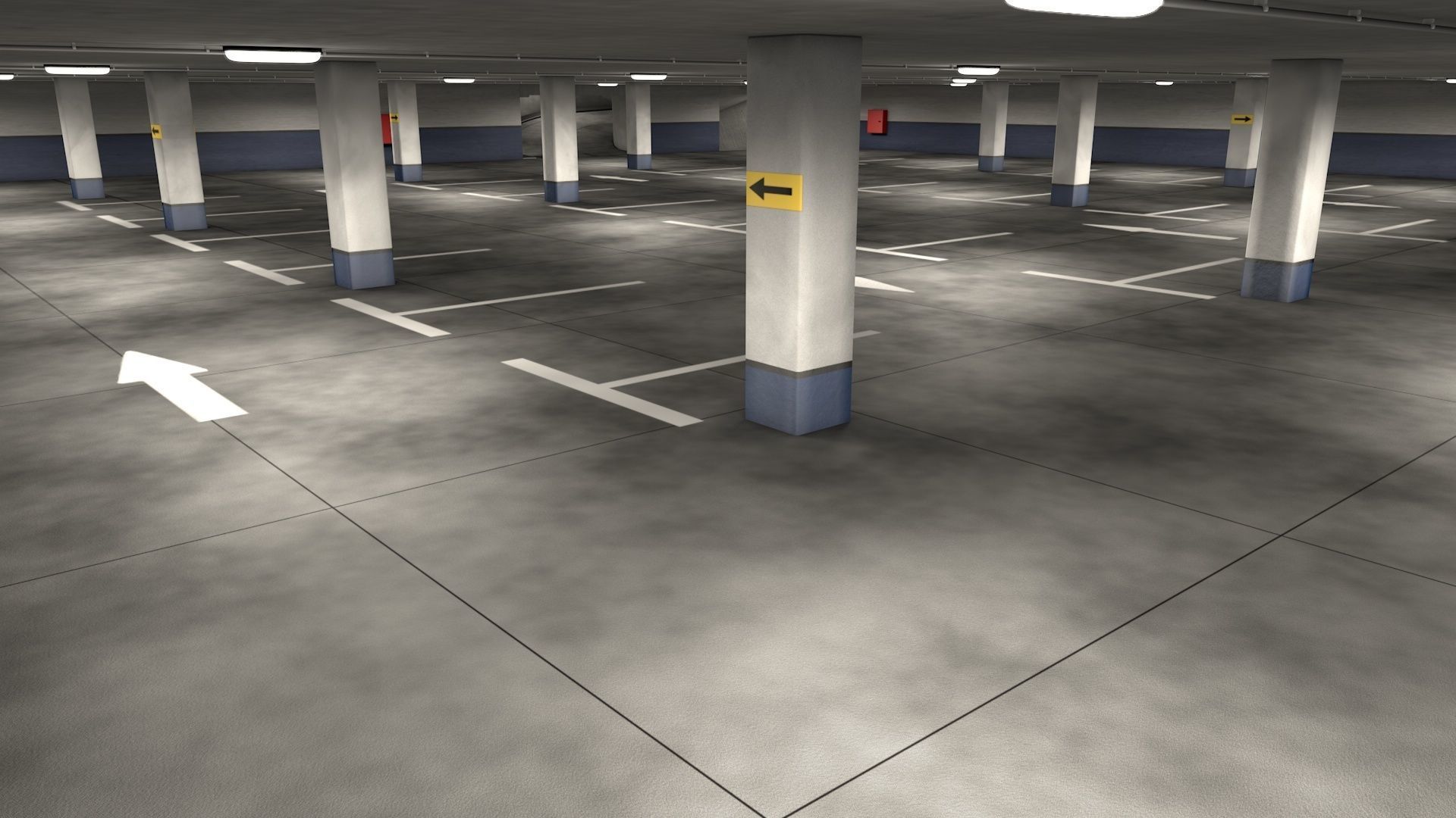 Parking Garage 3D model_4