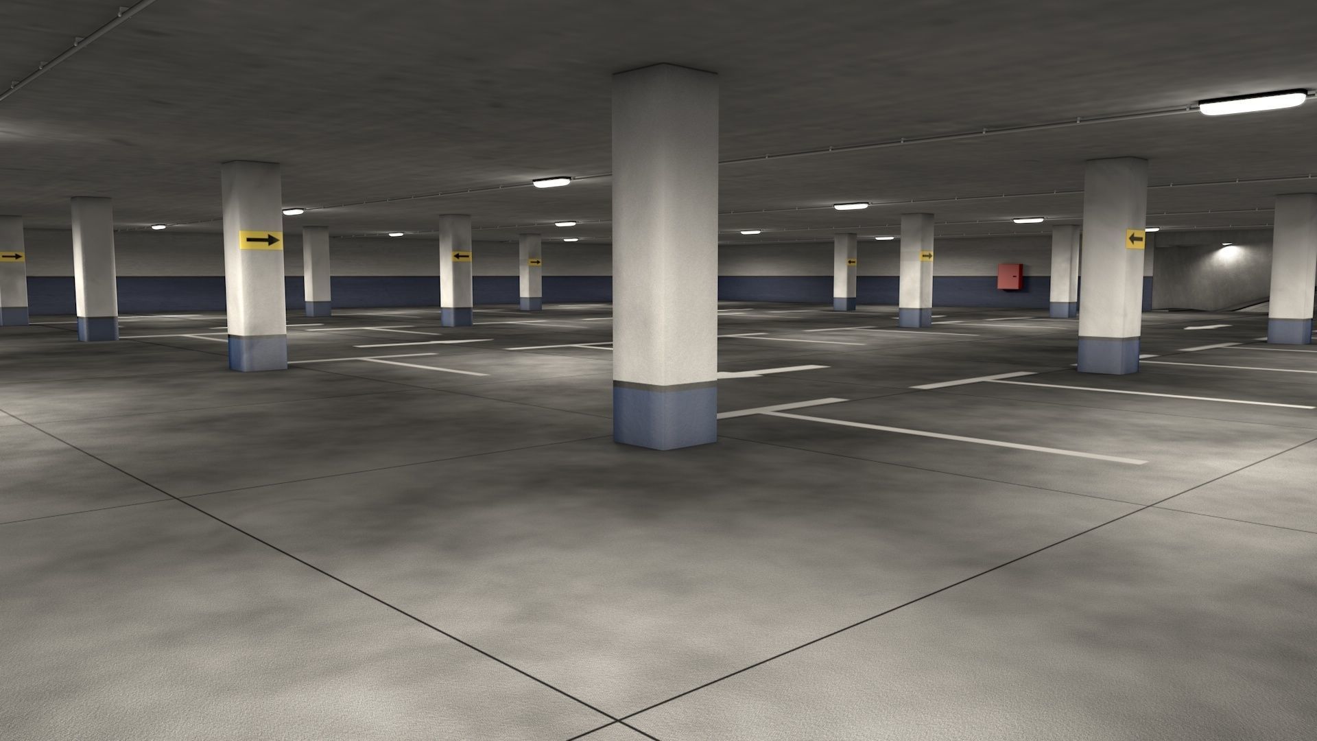Parking Garage 3D model_3