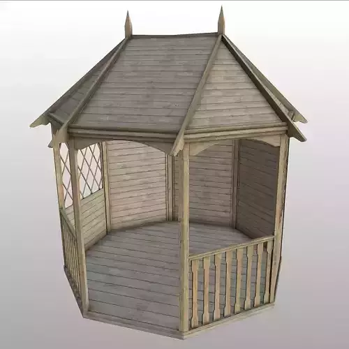 Wood Garden Gazebo