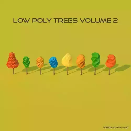 Low Poly Trees Volume 2