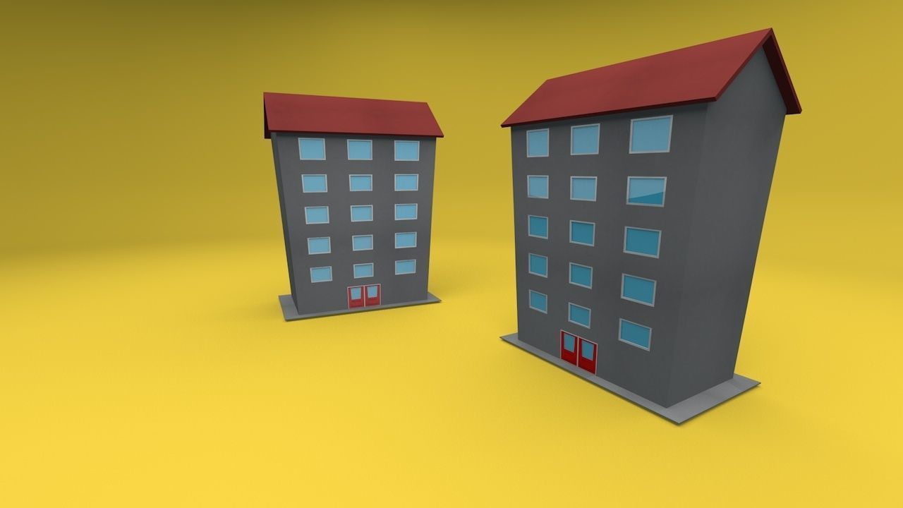 Low Poly City Pack Low-poly 3D model_23