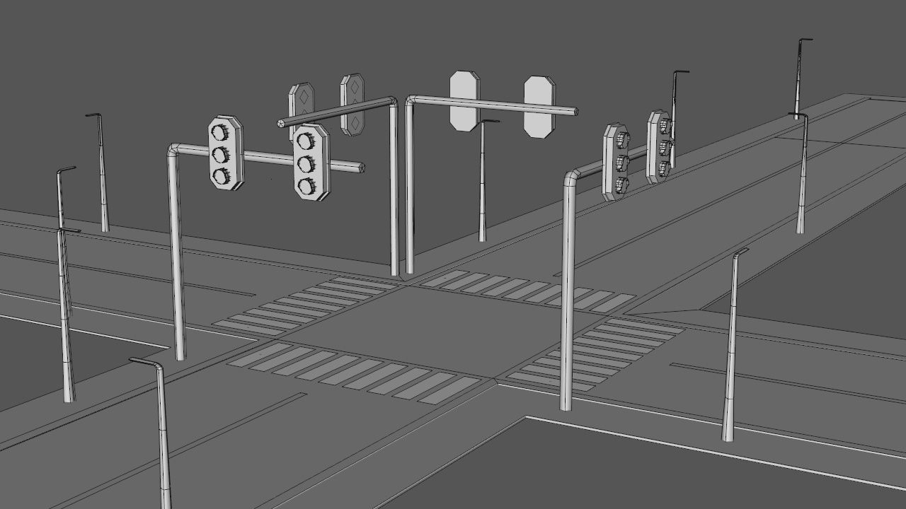 Low Poly City Pack Low-poly 3D model_14