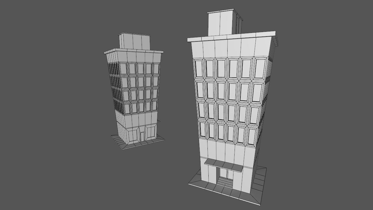 Low Poly City Pack Low-poly 3D model_19