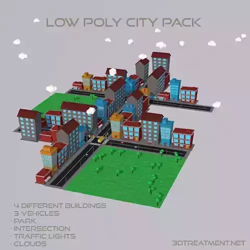 Low Poly City Pack